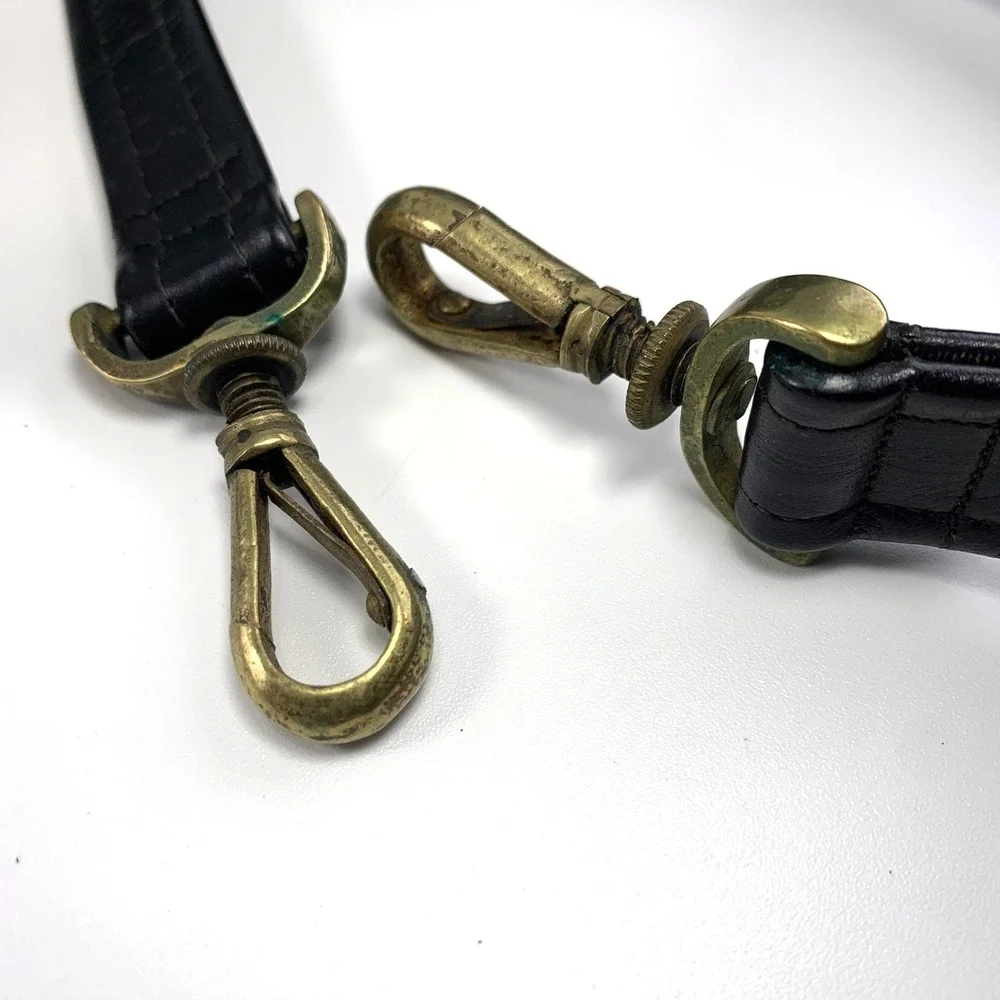 Vintage US Navy Officers Sword Belt & Buckle w/ Hangers Size 34 N.S. Meyer NY